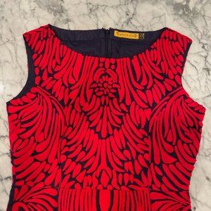 Embroidered knee length dress - Anthropologie
